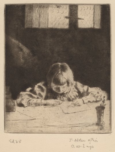 Le Petit Étudiant - Julian Alden Weir