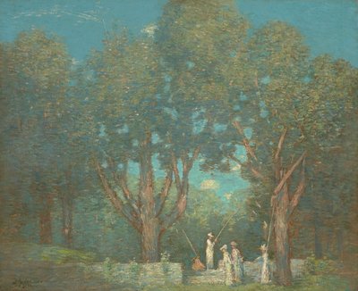 Le retour de la partie de pêche 1906 - Julian Alden Weir