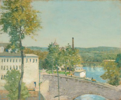 Moulins de la U.S. Thread Company, Willimantic, Connecticut, vers 1893-1897 - Julian Alden Weir