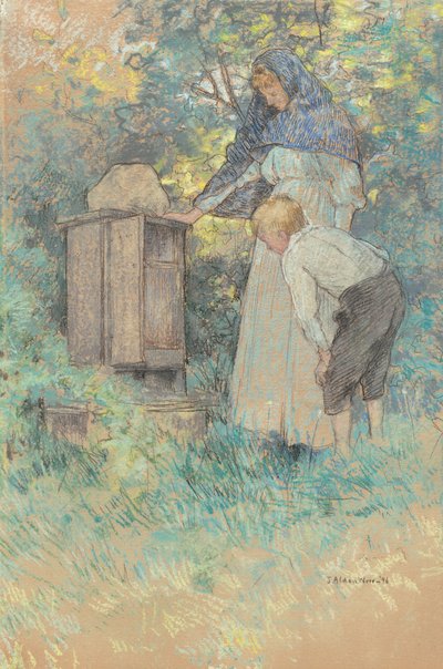 Regarder les abeilles, 1896 - Julian Alden Weir