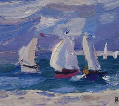 Dériveurs en course dans le port de Poole - Julian Bailey