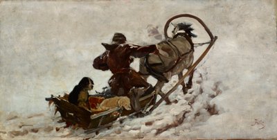 Chiens à la chasse - Julian Falat