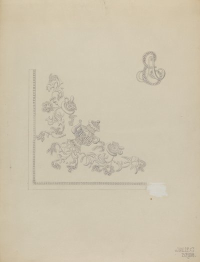 Broderie faite main - Julie C. Brush