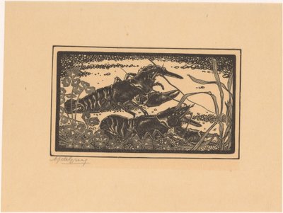 Deux écrevisses - Julie de Graag (signed by artist)