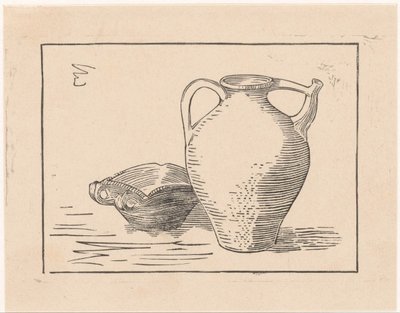 Nature morte avec cruche et cendrier - Julie de Graag