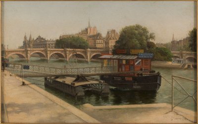 Pont-Neuf vu du Quai du Louvre - Julien Hippolyte Féron