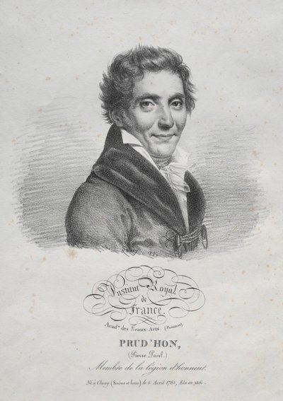 Pierre Paul Prudhon, 1820 - Julien Leopold Boilly
