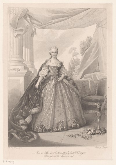 Portrait de Maria Theresia de Bourbon - Julien Leopold Boilly
