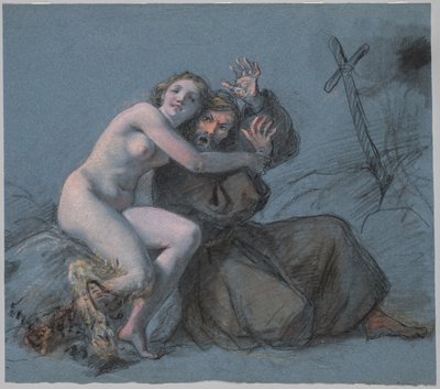 La tentation de Saint Antoine - Julien Leopold Boilly