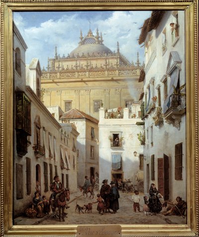 Vue de Séville - Julien Leopold Boilly