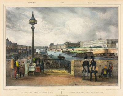 Le Louvre près du New Bridge - Julien Louis Jacottet