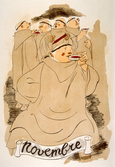 Illustration humoristique de vin 1946. Illustration de Julien Pavil - Julien Pavil