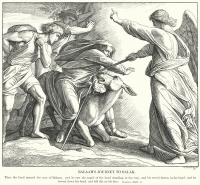 Le Voyage de Balaam vers Balak - Julius (after) Schnorr von Carolsfeld