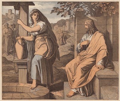 Christ et la femme de Samarie, Saint Jean, IV - Julius (after) Schnorr von Carolsfeld