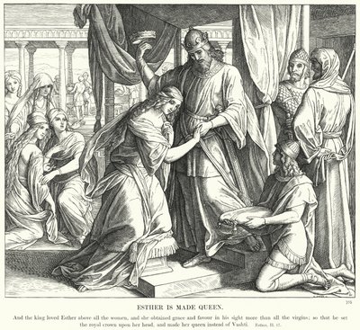 Esther est faite reine - Julius (after) Schnorr von Carolsfeld