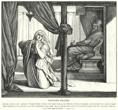 La prière de Hannah - Julius (after) Schnorr von Carolsfeld