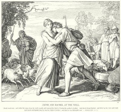 Jacob et Rachel au puits - Julius (after) Schnorr von Carolsfeld