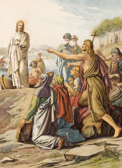 Jean-Baptiste proclame le Christ - Julius (after) Schnorr von Carolsfeld