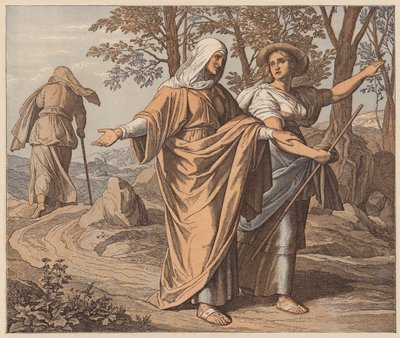 Ruth et Naomi, Ruth, I - Julius (after) Schnorr von Carolsfeld