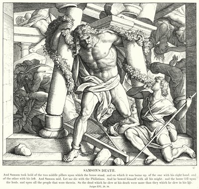 La Mort de Samson - Julius (after) Schnorr von Carolsfeld
