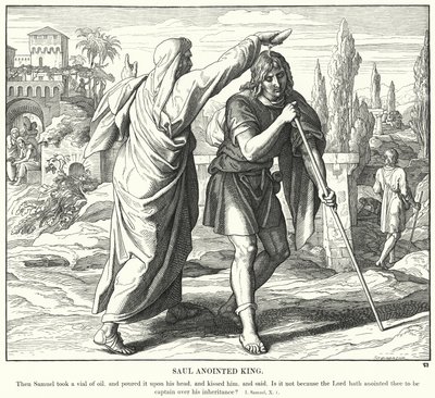 Saül oint roi - Julius (after) Schnorr von Carolsfeld