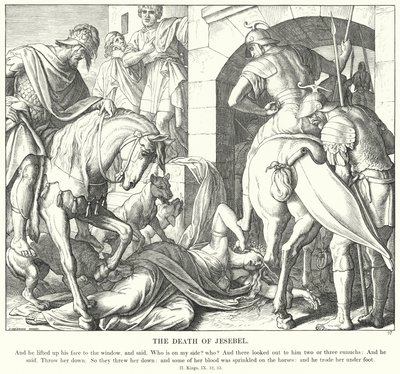 La Mort de Jézabel - Julius (after) Schnorr von Carolsfeld