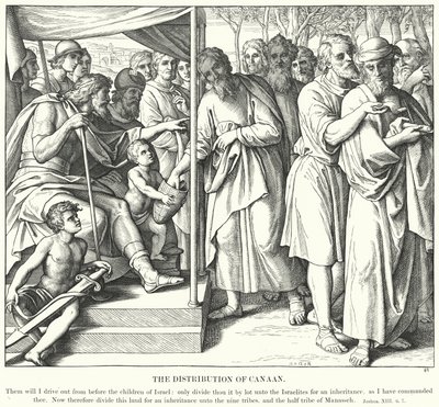 La Distribution de Canaan - Julius (after) Schnorr von Carolsfeld