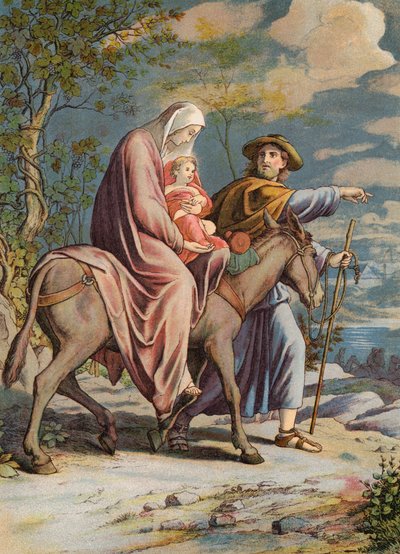 La fuite en Égypte - Julius (after) Schnorr von Carolsfeld