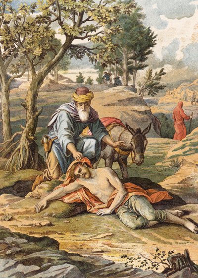 Le Bon Samaritain - Julius (after) Schnorr von Carolsfeld
