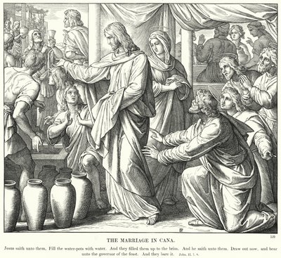 Les Noces de Cana - Julius (after) Schnorr von Carolsfeld