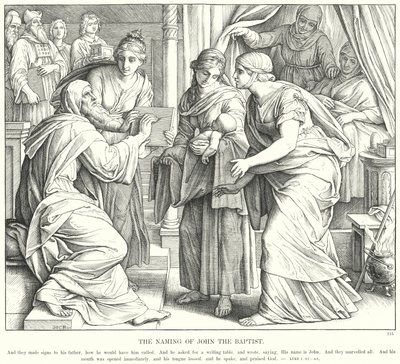 La Nommée de Jean-Baptiste - Julius (after) Schnorr von Carolsfeld