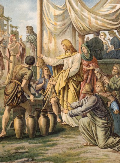 Les noces de Cana - Julius (after) Schnorr von Carolsfeld