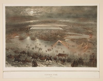 Central Park (Hiver) - Julius Bien