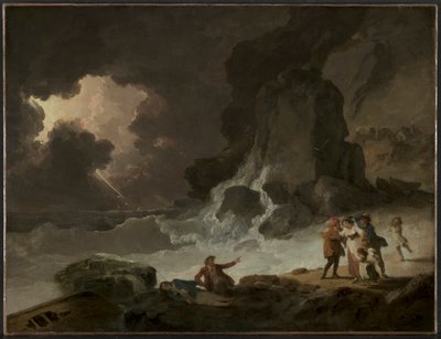Une tempête derrière l