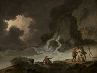 Tempête derrière l