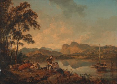 Langdale Pikes depuis Lowood - Julius Caesar Ibbetson