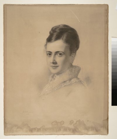 Portrait de Mme Potter Palmer (Bertha Palmer), 1874 - Julius Gollmann