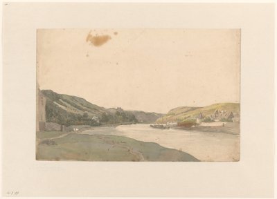 Vue sur la Meuse - Julius Jacobus van de Sande Bakhuyzen