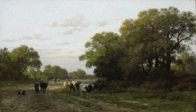 Paysage en Drenthe - Julius Jacobus van de Sande Bakhuyzen