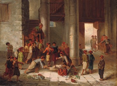 Bêtises dans la cour de récréation - Julius Joseph Gaspard Starck