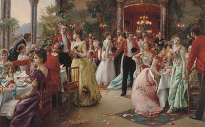Le souper de chasse - Julius Leblanc Stewart