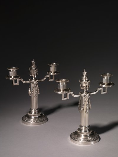 Candélabre, firme de Peter Carl Fabergé - Julius Rappoport