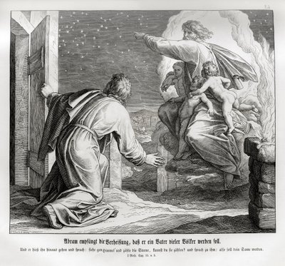 Abraham sera le père de nombreuses nations, Genèse - Julius Schnorr von Carolsfeld