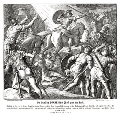 Un ange guide les Israélites, 2 Maccabées - Julius Schnorr von Carolsfeld