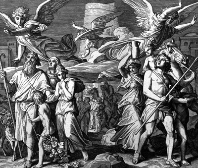 Babel, la dispersion des descendants de Noé - Julius Schnorr von Carolsfeld