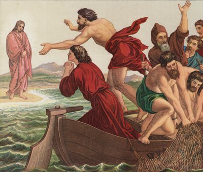 Christ apparaissant au lac de Tibériade - Julius Schnorr von Carolsfeld
