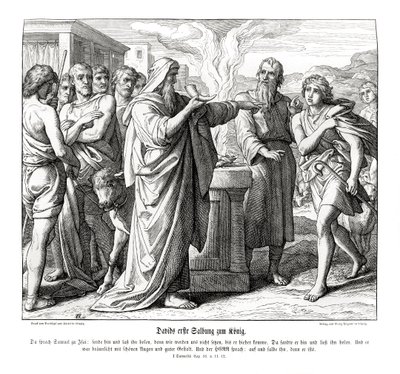 David est oint roi d