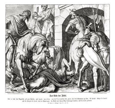 La mort de Jézabel, 2 Rois - Julius Schnorr von Carolsfeld