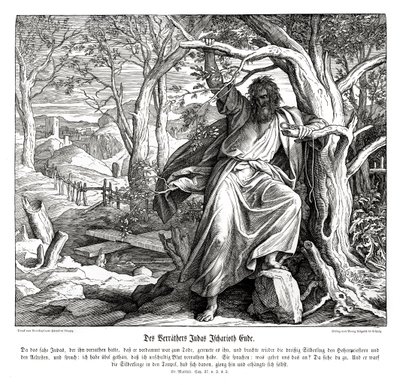 Mort de Judas Iscariot - Julius Schnorr von Carolsfeld