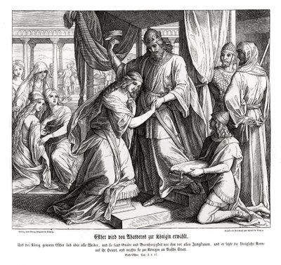 Esther devient reine, Esther - Julius Schnorr von Carolsfeld